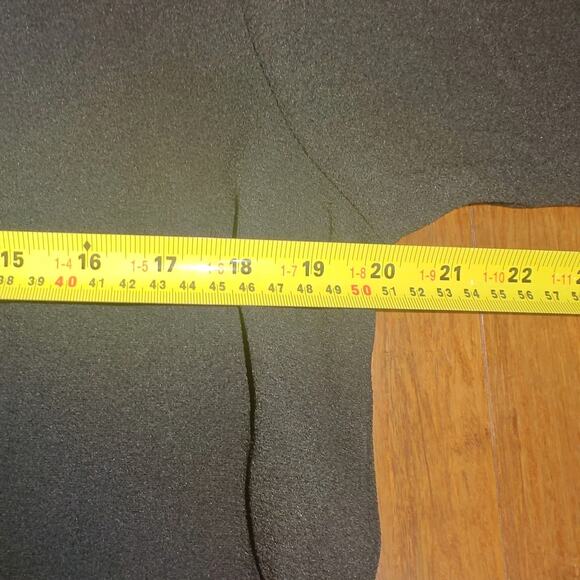 Bobeau Women M Black V Neck Pullover Crepe Short Sleeves Midi Dress Pockets NWT - Picture 9 of 11